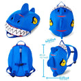Charger l'image dans la visionneuse de la galerie, Crazy Safety Backpack Blue Dinosaur backpack