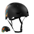Charger l'image dans la visionneuse de la galerie, Crazy Safety Bicycle helmet All black / L (57-61cm) RAMPAGE skater bicycle helmet - Belle