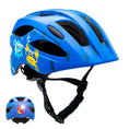 Laad afbeelding in Galerij weergave, Crazy Safety Bicycle helmet Blue / M (54-58cm) Friends children's helmet with light