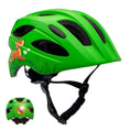 Laad afbeelding in Galerij weergave, Crazy Safety Bicycle helmet Green / M (54-58cm) Friends children's helmet with light