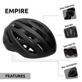 Laad afbeelding in Galerij weergave, Crazy Safety Bicycle helmet Matte black / M (54-59cm) Empire bicycle helmet