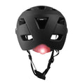 Laad afbeelding in Galerij weergave, Crazy Safety Bicycle helmet Matte black / M/L (55-61cm) OAK E-Bike bicycle helmet with UV visor, LED lights, reflective straps, and Fidlock buckle