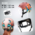 Charger l'image dans la visionneuse de la galerie, Crazy Safety Bicycle helmet RAMPAGE skater bicycle helmet - Belle