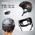 Charger l'image dans la visionneuse de la galerie, Crazy Safety Bicycle helmet RAMPAGE skater bicycle helmet - Urban