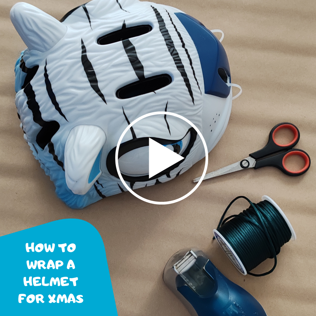 How to wrap a bicycle Helmet for Kids or Adults!