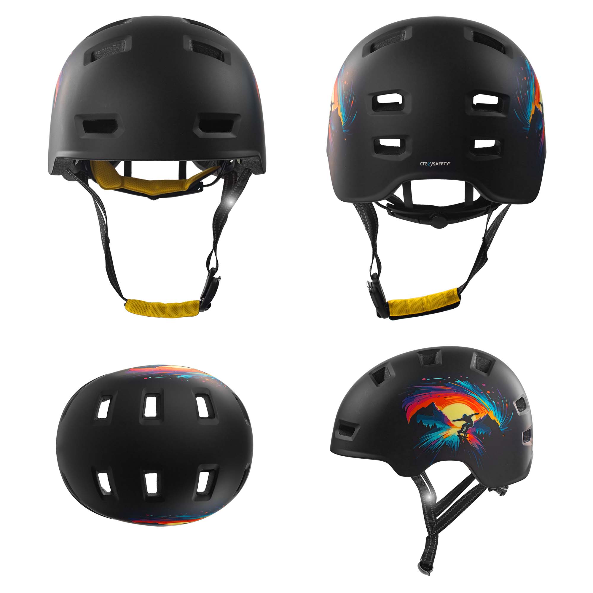 Casque de vélo skater RAMPAGE - Urbain