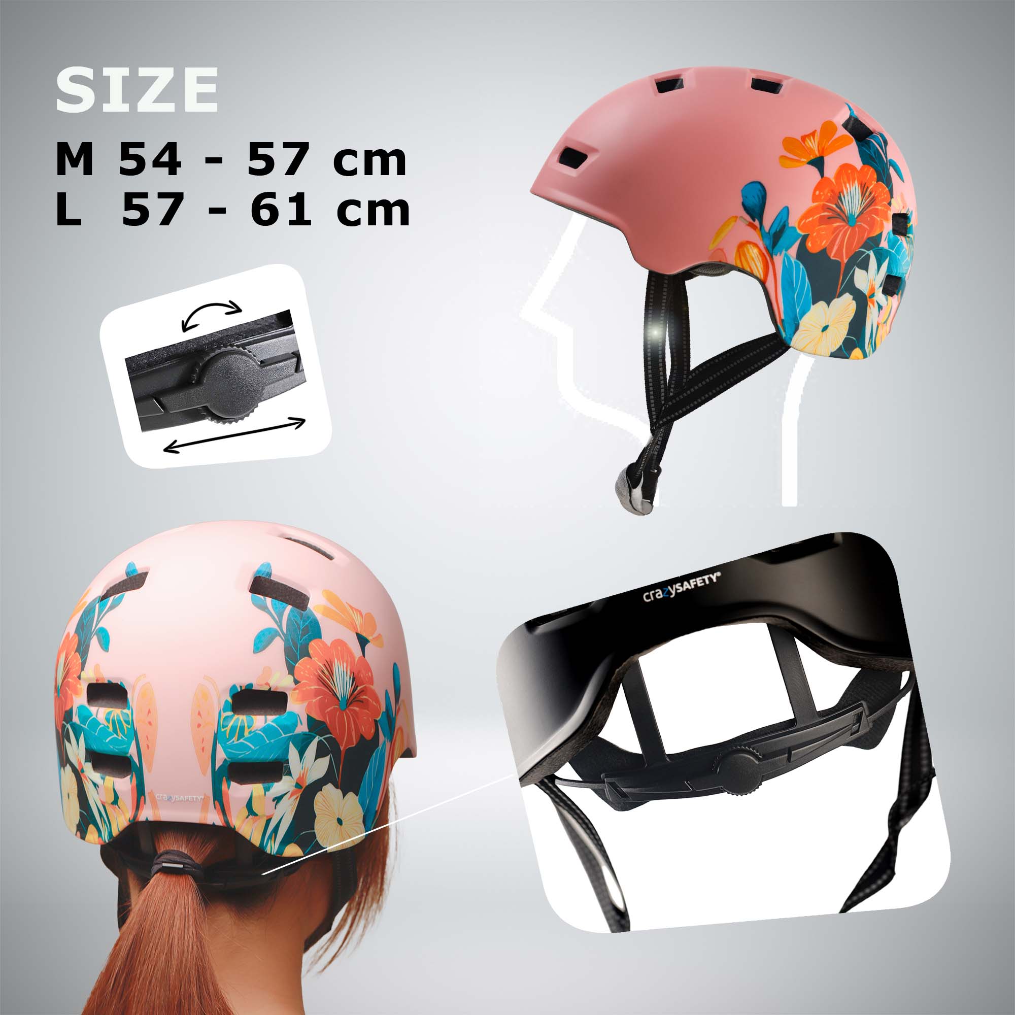  Casque de vélo skater RAMPAGE - Belle 