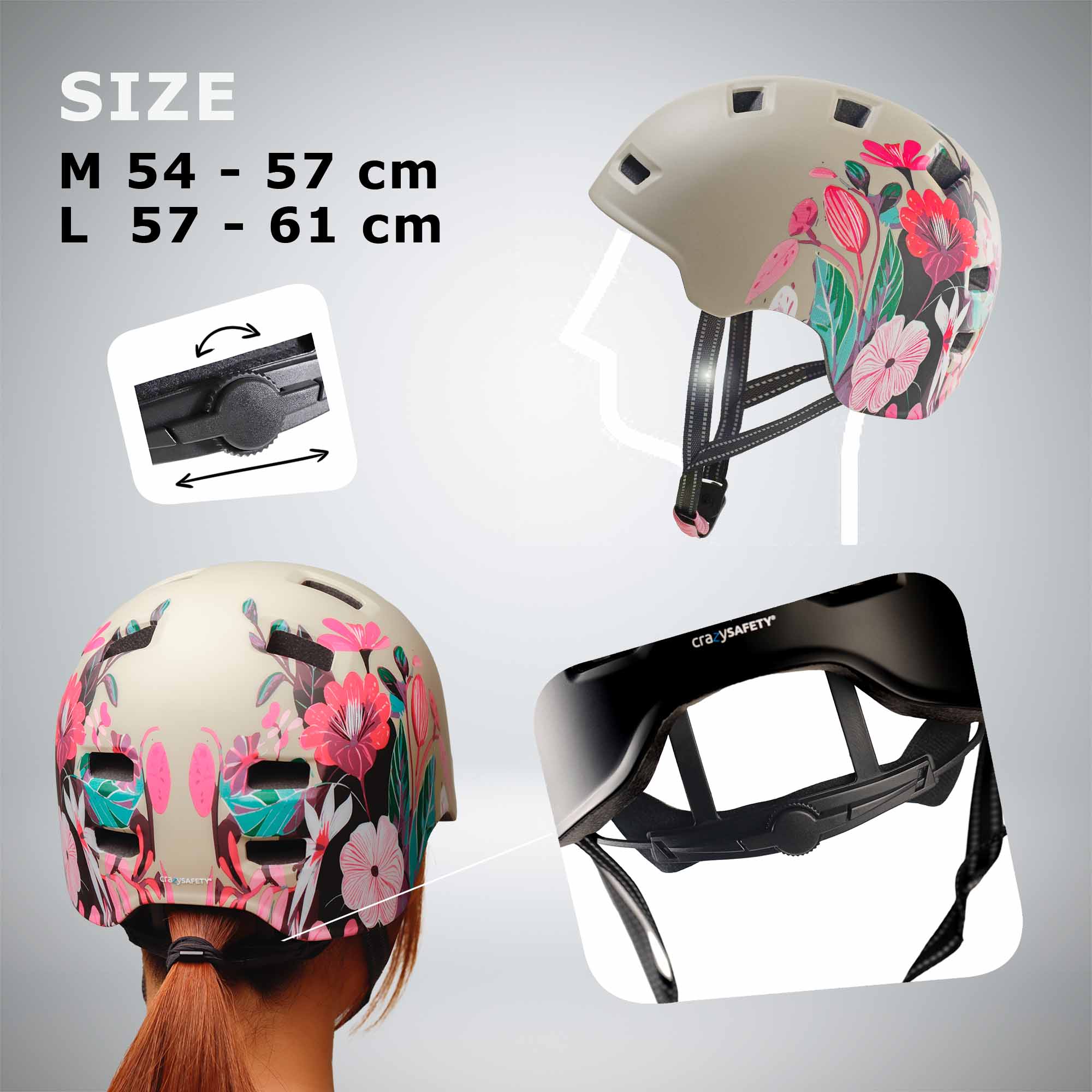  Casque de vélo skater RAMPAGE - Belle 