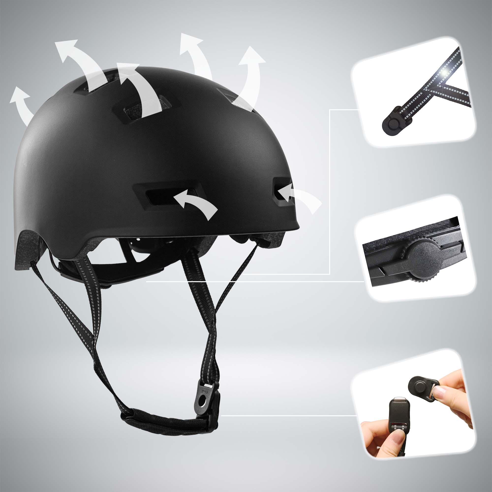 Casque de vélo skater RAMPAGE - Urbain