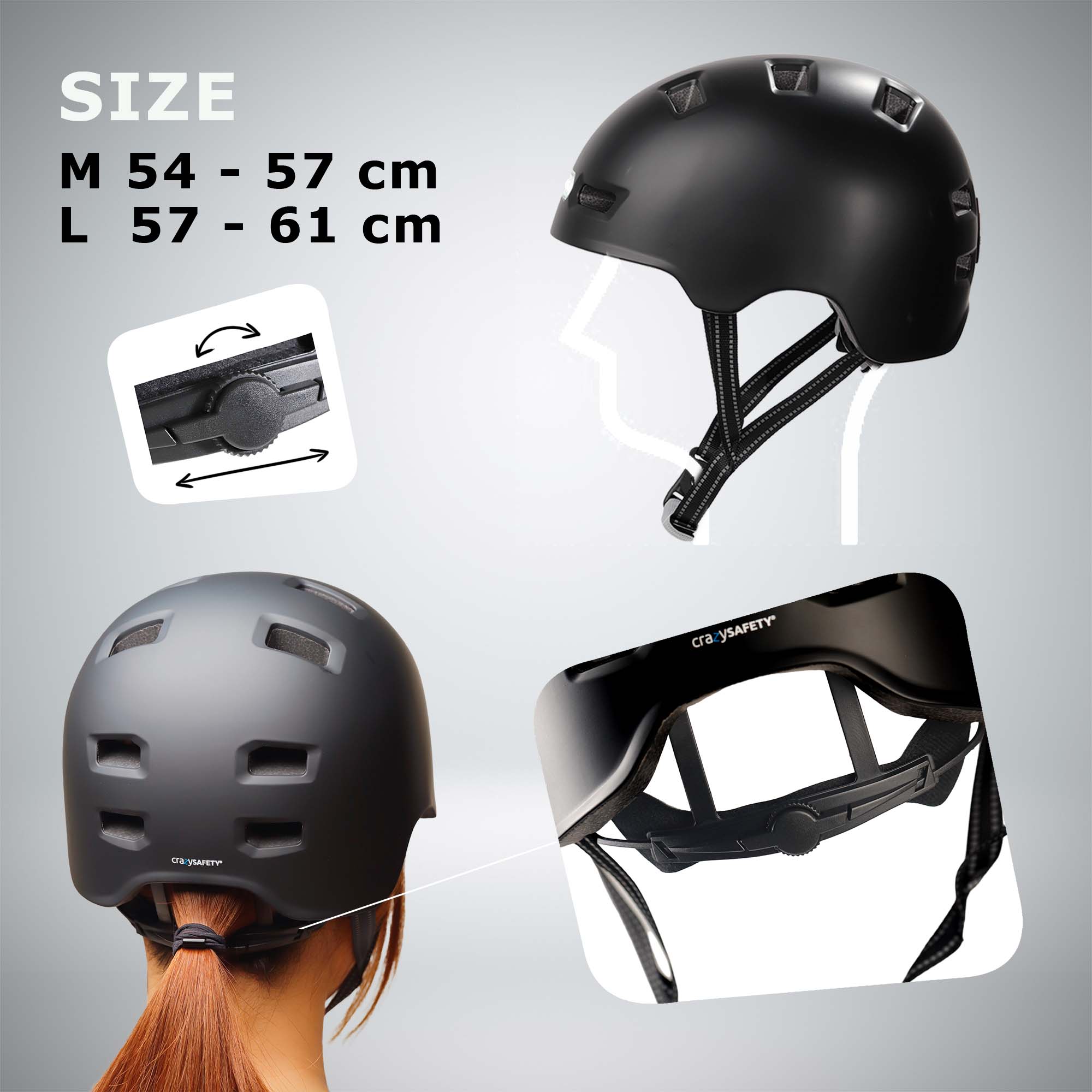 Casque de vélo skater RAMPAGE - Urbain