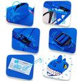 Laad afbeelding in Galerij weergave, Crazy Safety Backpack Blue Dinosaur backpack
