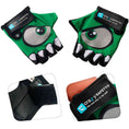 Laad afbeelding in Galerij weergave, Crazy Safety Bicycle gloves Cycling gloves with reflective eyes
