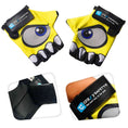 Laad afbeelding in Galerij weergave, Crazy Safety Bicycle gloves Cycling gloves with reflective eyes
