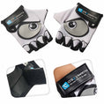 Laad afbeelding in Galerij weergave, Crazy Safety Bicycle gloves Cycling gloves with reflective eyes
