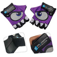 Laad afbeelding in Galerij weergave, Crazy Safety Bicycle gloves Cycling gloves with reflective eyes
