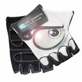 Laad afbeelding in Galerij weergave, Crazy Safety Bicycle gloves White Cycling gloves with reflective eyes
