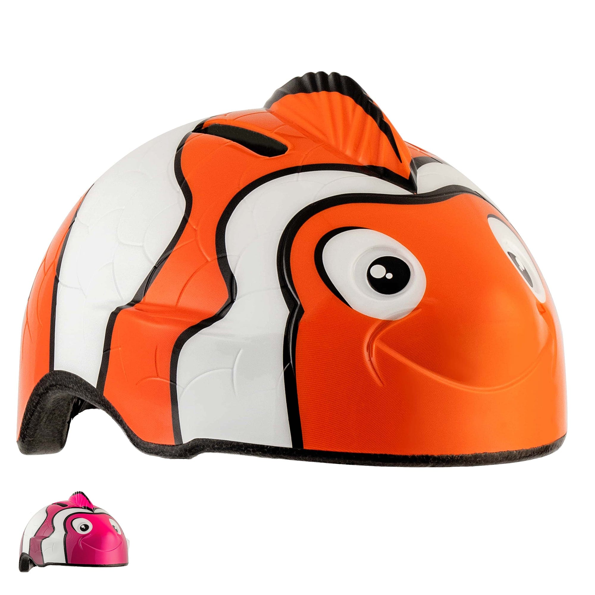 Crazy Safety Bicycle helmet Orange / S (49-55cm) Clownfish bicycle helmet