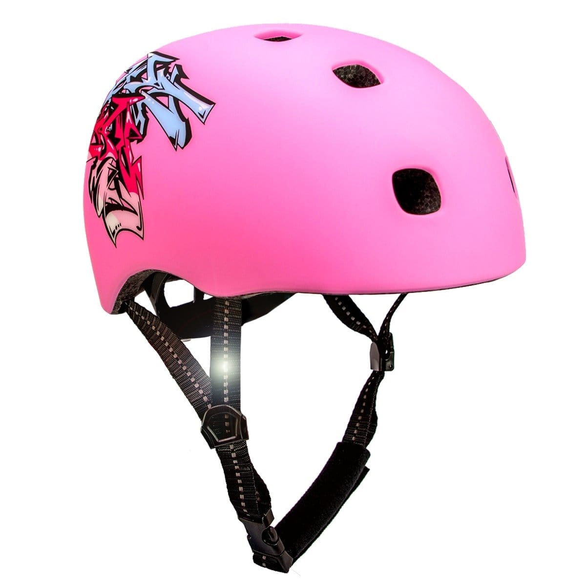 Crazy Safety Bicycle helmet Pink graffiti / S/M (52-56cm) Ramp skater bicycle helmet