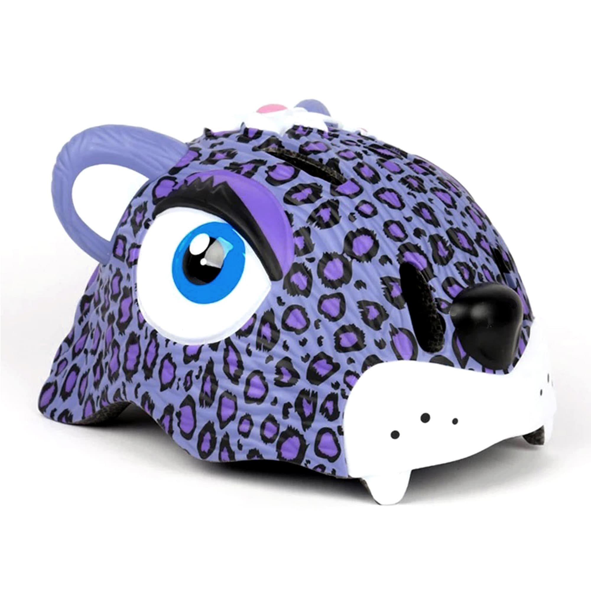 Crazy Safety Bicycle helmet Purple / S (49-55cm) Leopard bicycle helmet