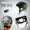 Laad afbeelding in Galerij weergave, Crazy Safety Bicycle helmet RAMPAGE skater bicycle helmet - Belle
