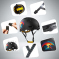 Laad afbeelding in Galerij weergave, Crazy Safety Bicycle helmet RAMPAGE skater bicycle helmet - Urban
