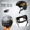 Laad afbeelding in Galerij weergave, Crazy Safety Bicycle helmet RAMPAGE skater bicycle helmet - Urban
