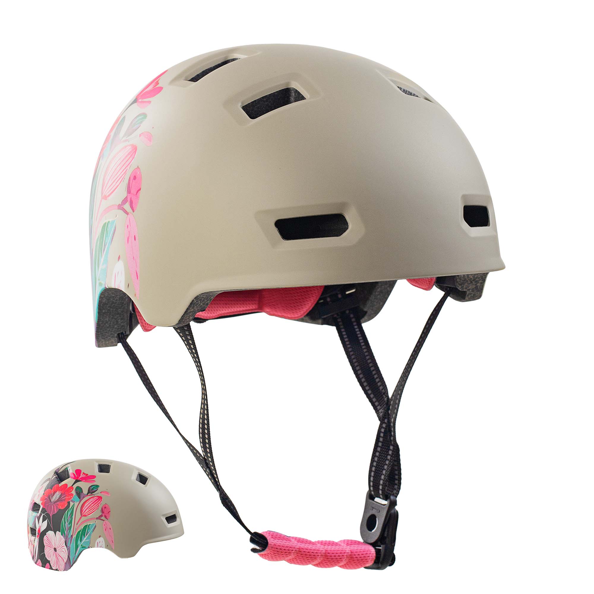 Crazy Safety Bicycle helmet Sand / L (57-61cm) RAMPAGE skater bicycle helmet - Belle