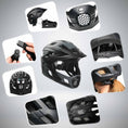 Laad afbeelding in Galerij weergave, Crazy Safety Bicycle helmet TITAN fullface bicycle helmet
