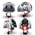 Charger l'image dans la visionneuse de la galerie, Crazy Safety Bicycle helmet White / S (49-55cm) Zebra bicycle helmet
